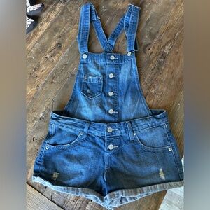 Levi's Classic Blue Women's Denim Overalls